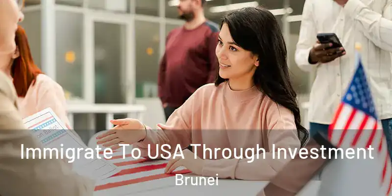 Immigrate To USA Through Investment Brunei